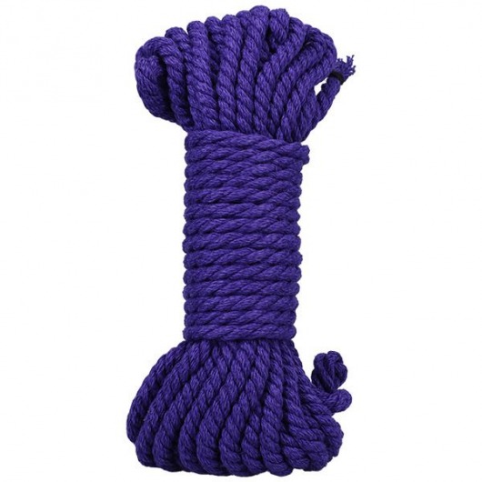 Фиолетовая верёвка для связывания и фиксации Bind Tie - 9,14 м. - Doc Johnson - купить с доставкой в Шахтах