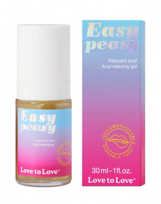 Анальный расслабляющий гель Easy Peasy - 30 мл. - Love to Love - купить с доставкой в Шахтах