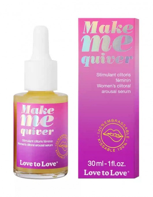Возбуждающие капли для клитора Make Me Quiver - 30 мл. - Love to Love - купить с доставкой в Шахтах