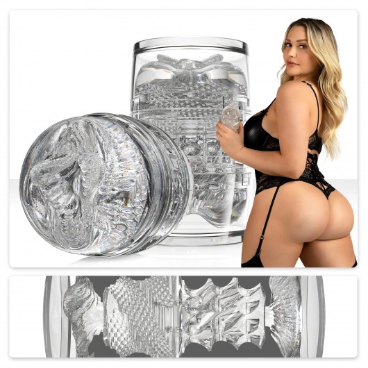 Прозрачный двусторонний мастурбатор Fleshlight Quickshot Mia Malkova - Fleshlight - в Шахтах купить с доставкой
