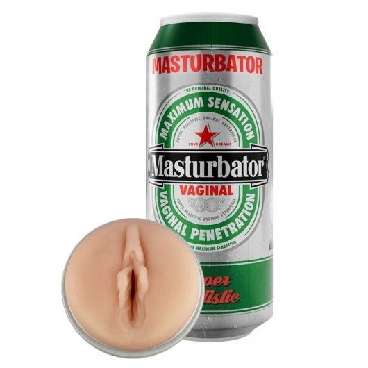 Мастурбатор-вагина Heineken Vagina II - Adrien Lastic - в Шахтах купить с доставкой