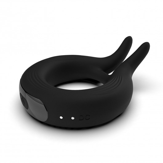 Черное эрекционное кольцо Marry Me Rechargeable Vibrating Cockring - Adrien Lastic - в Шахтах купить с доставкой