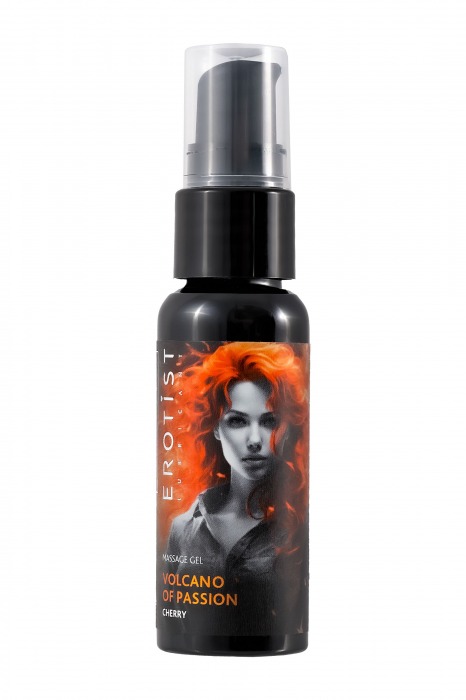 Гель с эффектом вибрации Volcano Of Passion со вкусом вишни - 25 мл. - Erotist Lubricants - купить с доставкой в Шахтах