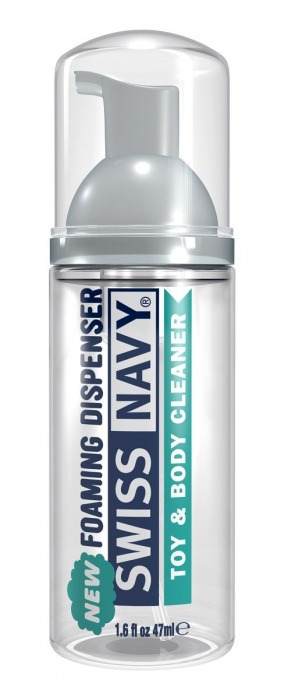 Очищающая пенка для игрушек и тела Toy   Body Cleaner Foamer - 47 мл. - Swiss navy - купить с доставкой в Шахтах