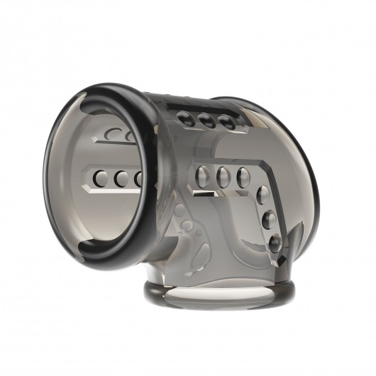 Дымчатая насадка на пенис и мошонку - Baile - в Шахтах купить с доставкой