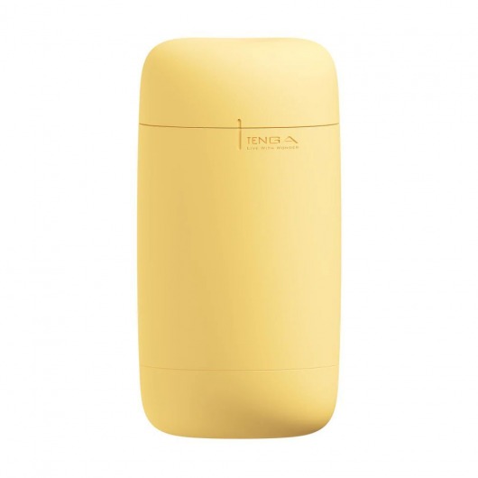 Желтый мастурбатор Tenga Puffy - Tenga - в Шахтах купить с доставкой
