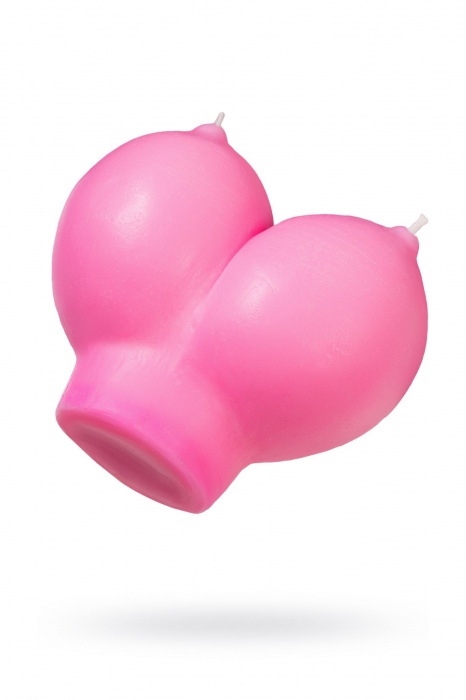 Розовая свеча «Сиськи» - 150 гр. - Pecado - купить с доставкой в Шахтах