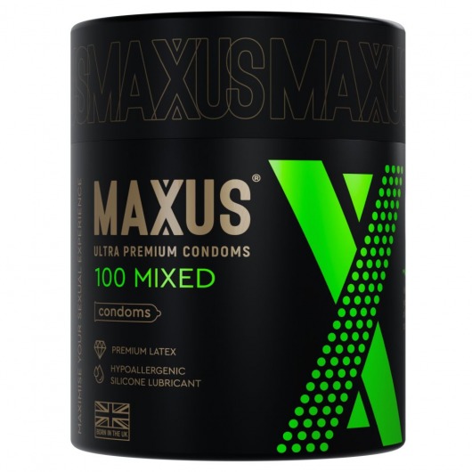 Презервативы MAXUS Mixed - 100 шт. - Maxus - купить с доставкой в Шахтах