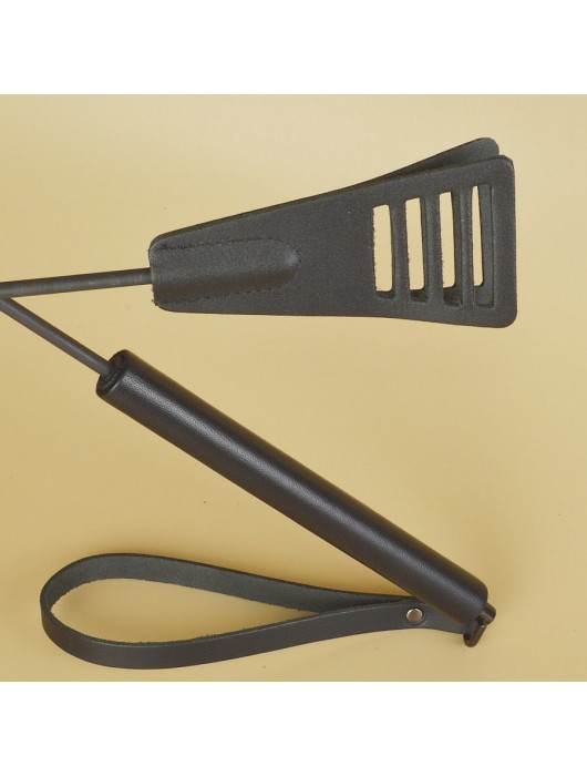 Черный кожаный стек «Сириус» - 60 см. - Sitabella - купить с доставкой в Шахтах