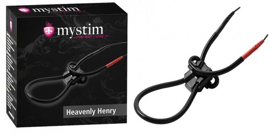 Эрекционное лассо для электростимуляции HEAVENLY HENRY - MyStim - купить с доставкой в Шахтах