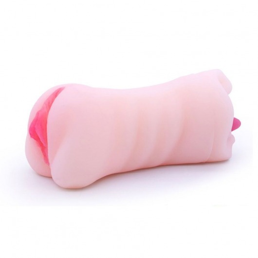 Телесный двусторонний мастурбатор - вагина и ротик - Boys of Toys - в Шахтах купить с доставкой