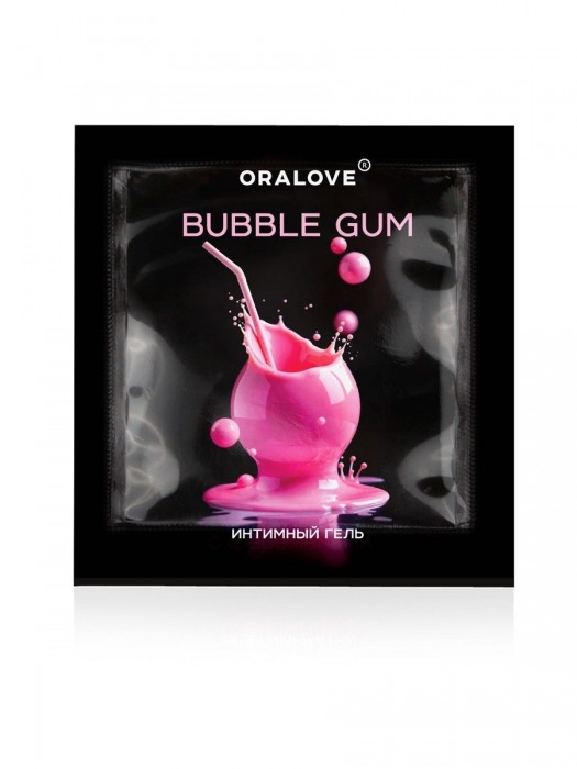 Саше съедобной оральной смазки OraLove с ароматом бабл-гам - 3 гр. - Биоритм - купить с доставкой в Шахтах