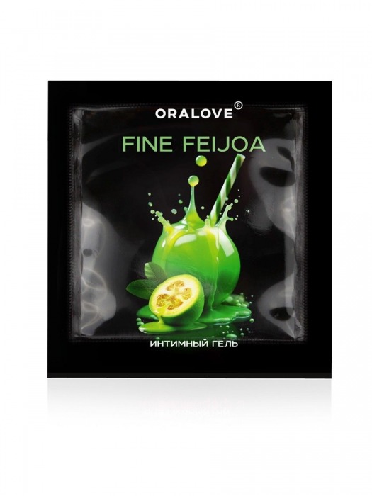 Саше съедобной оральной смазки OraLove с ароматом фейхоа - 3 гр. - Биоритм - купить с доставкой в Шахтах