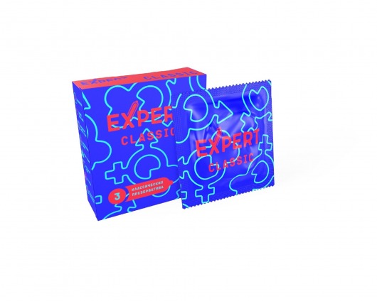 Классические презервативы Expert Classic - 3 шт. - Expert - купить с доставкой в Шахтах
