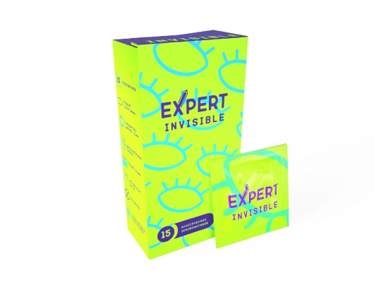 Ультратонкие презервативы Expert Invisible - 15 шт. - Expert - купить с доставкой в Шахтах