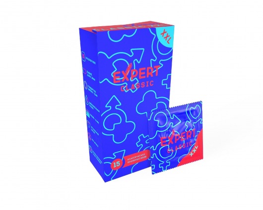 Презервативы увеличенного размера Expert Classic XXL - 15 шт. - Expert - купить с доставкой в Шахтах