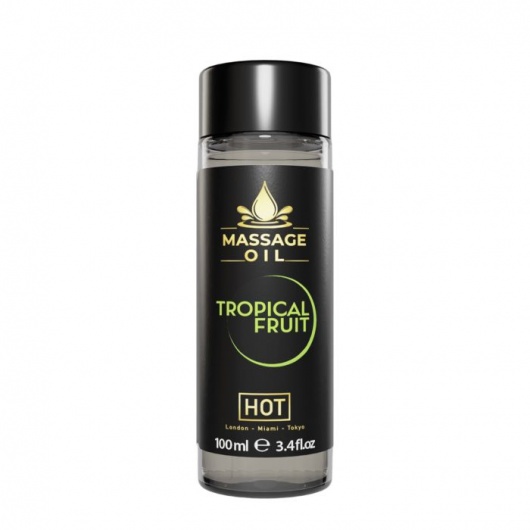 Массажное масло c ароматом тропических фруктов Massage Oil - 100 мл. - HOT - купить с доставкой в Шахтах