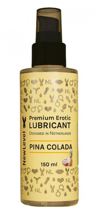 Ароматизированный лубрикант на водной основе NewLevel Pina Colada - 150 мл. - NewLevel - купить с доставкой в Шахтах