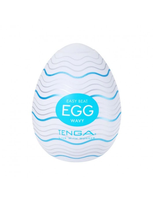 Мастурбатор-яйцо Tenga Egg Wavy - Tenga - в Шахтах купить с доставкой