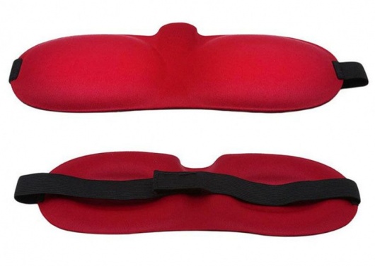 Красная глухая маска на резинке - Sitabella - купить с доставкой в Шахтах