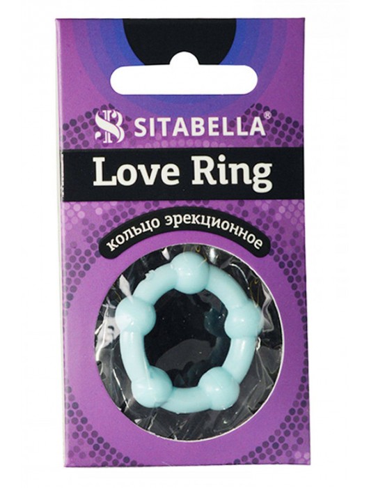 Цветное эрекционное кольцо Love Ring с бусинами - Sitabella - в Шахтах купить с доставкой