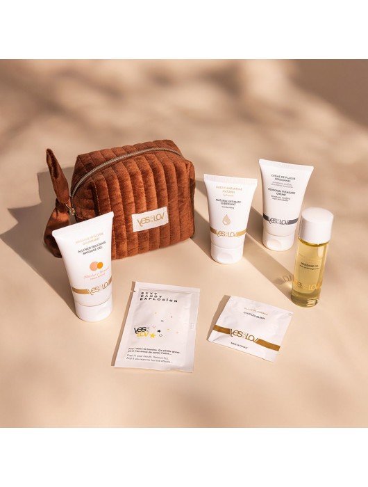 Набор YESforLOV La Trousse Enchantée в коричневой косметичке - YESforLOV - купить с доставкой в Шахтах