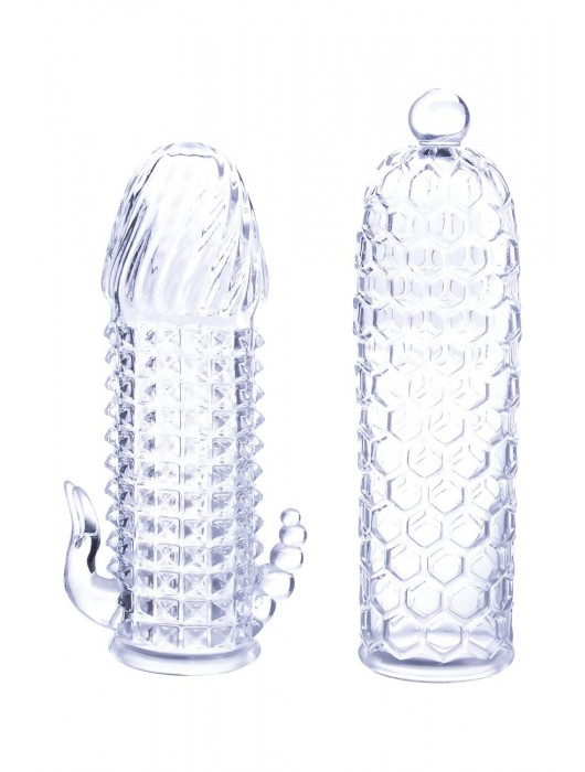 Набор из 2 прозрачных насадок на член Seductive Tickler Sleeves Set - NMC - в Шахтах купить с доставкой