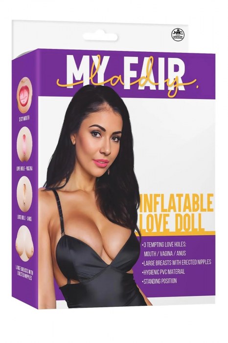 Телесная надувная секс-кукла с 3 любовными отверстиями - NMC - в Шахтах купить с доставкой