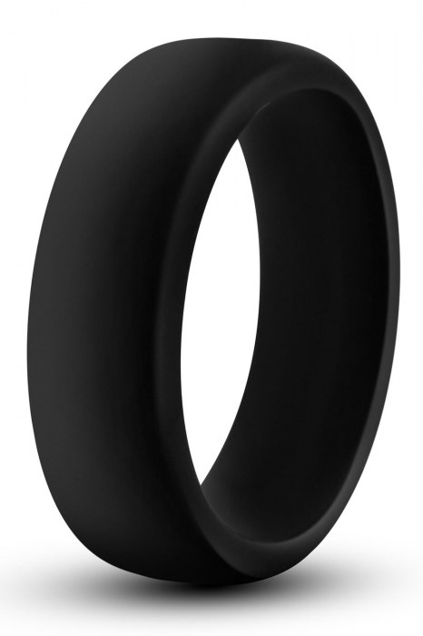 Черное эрекционное кольцо Silicone Go Pro Cock Ring - Blush Novelties - в Шахтах купить с доставкой