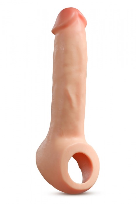 Телесная насадка-удлинитель Thrive 8.75 Inch Realistic Penis Extender Sleeve - 22,2 см. - Blush Novelties - в Шахтах купить с доставкой
