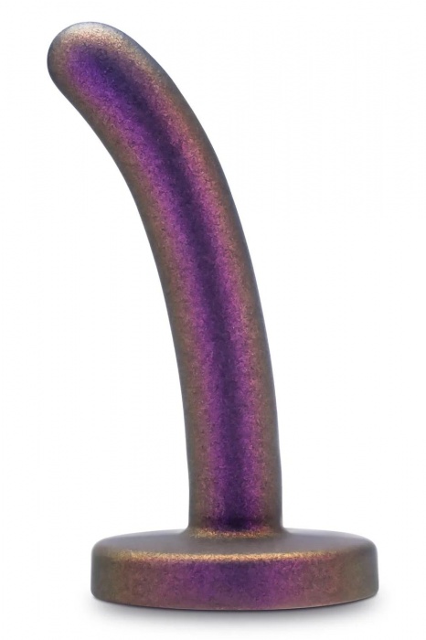 Фиолетовая насадка с гладкой поверхностью Surrender 4.75 Inch Beginner Pegging Dildo - 12 см. - Blush Novelties - купить с доставкой в Шахтах