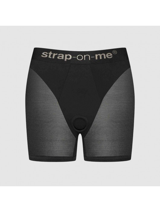 Трусики-шорты для фиксации насадок Strap-on-me Harness Lingerie Halo - size S - Strap-on-me - купить с доставкой в Шахтах