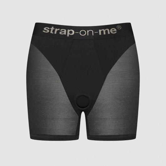 Трусики-шорты для фиксации насадок Strap-on-me Harness Lingerie Halo - size M - Strap-on-me - купить с доставкой в Шахтах