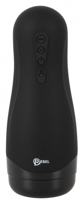 Черный вибромастурбатор с подогревом Masturbator with 3 Functions - Orion - в Шахтах купить с доставкой