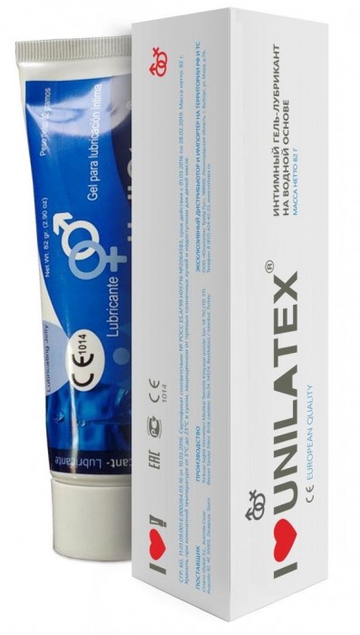 Лубрикант на водной основе Unilatex Gel - 80 мл. - Unilatex - купить с доставкой в Шахтах