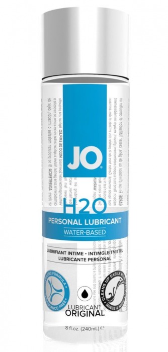 Нейтральный лубрикант на водной основе JO Personal Lubricant H2O - 240 мл. - System JO - купить с доставкой в Шахтах