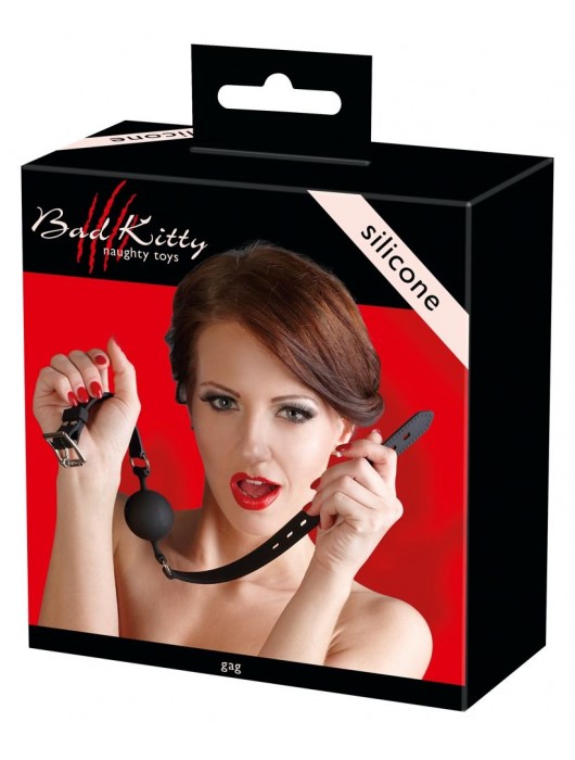 Средний силиконовый кляп-шар на регулируемых ремешках - Orion - купить с доставкой в Шахтах