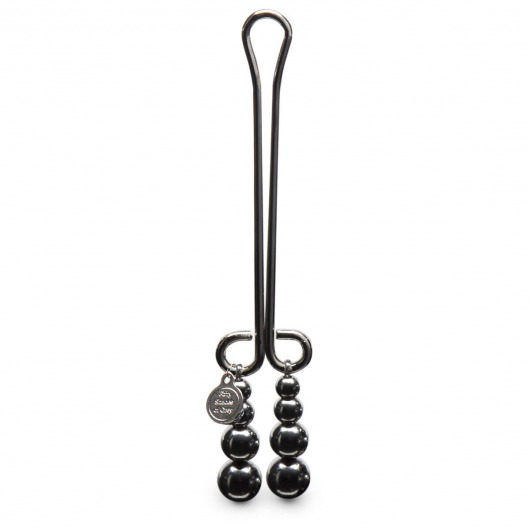 Зажим для клитора с бусинами Just Sensation Beaded Clitoral Clamp - Fifty Shades of Grey - купить с доставкой в Шахтах