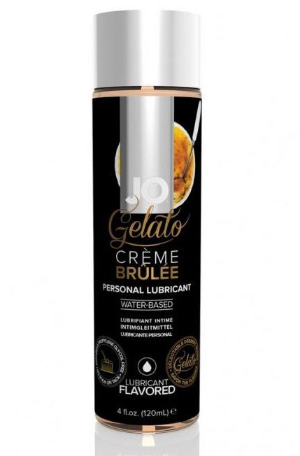 Лубрикант с ароматом крем-брюле JO GELATO CREME BRULEE - 120 мл. - System JO - купить с доставкой в Шахтах