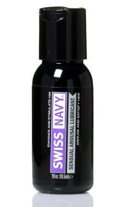 Возбуждающий гель-лубрикант на водной основе Sensual Arousal Lubricant  - 29,5 мл. - Swiss navy - купить с доставкой в Шахтах