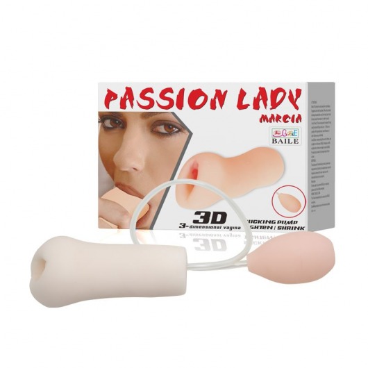 Мастурбатор Passion Lady Marcia с грушей для имитации посасывания - Baile - в Шахтах купить с доставкой