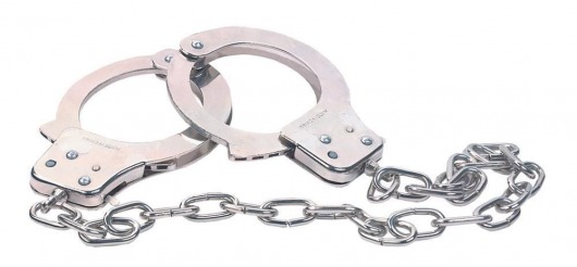 Наручники из металла с длинной цепочкой CHROME HANDCUFFS METAL HANDCUFFS W. KEY - NMC - купить с доставкой в Шахтах