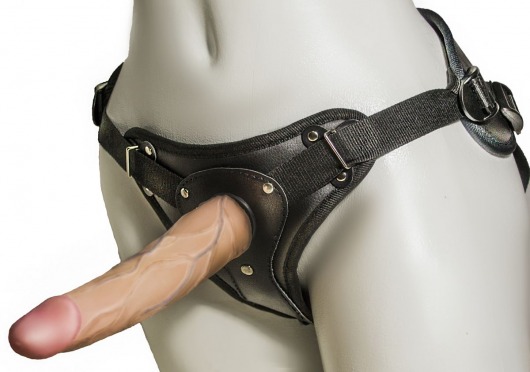 Женский страпон с вагинальной пробкой Woman Strap - 18 см. - LOVETOY (А-Полимер) - купить с доставкой в Шахтах