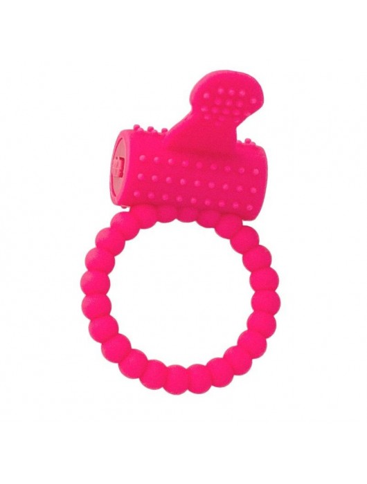 Розовое силиконовое виброкольцо A-toys - A-toys - в Шахтах купить с доставкой