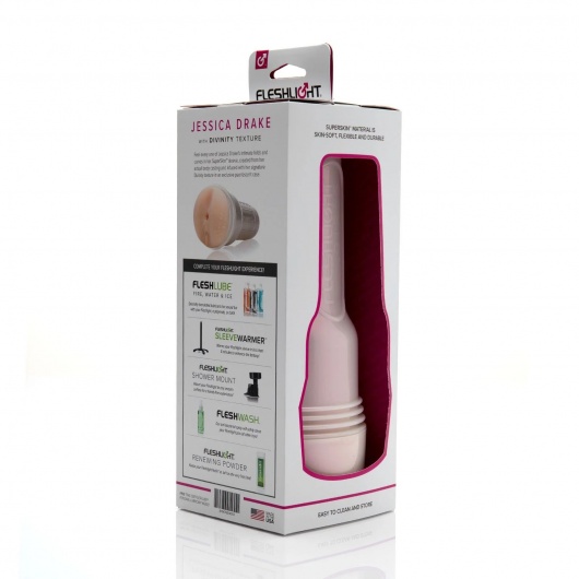 Мастурбатор-вагина Fleshlight Girls - Jessica Drake Heavenly - Fleshlight - в Шахтах купить с доставкой