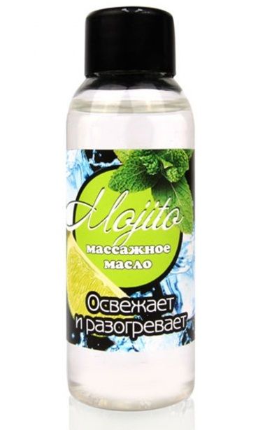 Массажное масло для тела Mojito с ароматом лайма - 50 мл. - Биоритм - купить с доставкой в Шахтах
