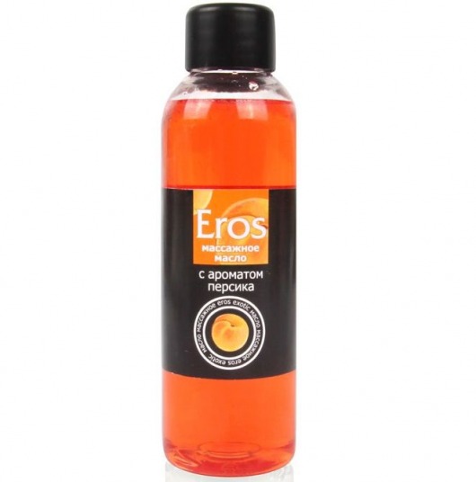 Массажное масло Eros exotic с ароматом персика - 75 мл. - Биоритм - купить с доставкой в Шахтах