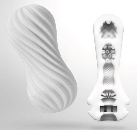 Мастурбатор FLEX Silky White с мягким рельефом - Tenga - в Шахтах купить с доставкой