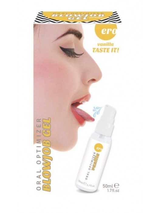 Увлажняющий гель для орального секса с ароматом ванили - 50 мл. - Ero - купить с доставкой в Шахтах