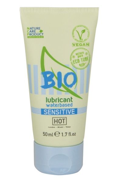 Органический лубрикант для чувствительной кожи Bio Sensitive - 50 мл. - HOT - купить с доставкой в Шахтах